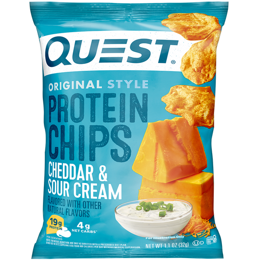 Cheddar & Sour Cream Original Style Protein Chips