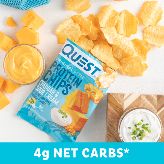 Cheddar & Sour Cream Original Style Protein Chips