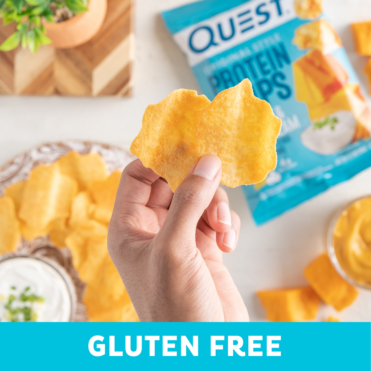Cheddar & Sour Cream Original Style Protein Chips