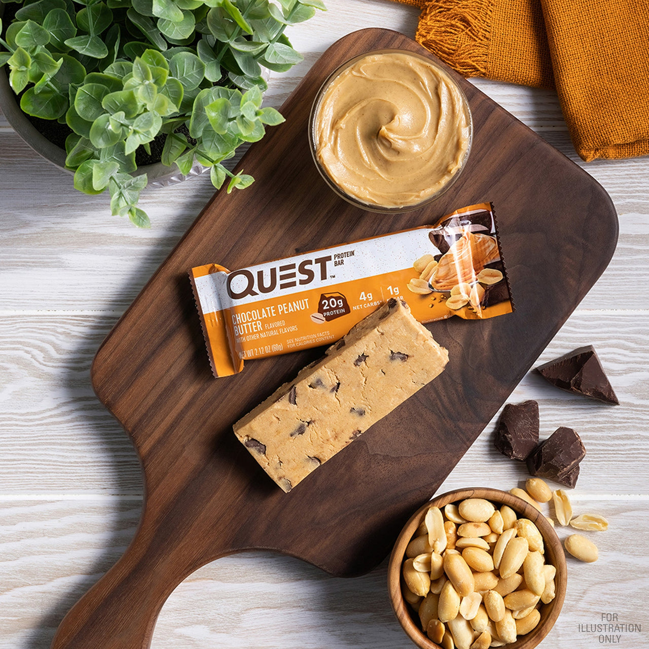 Chocolate Peanut Butter Protein Bar