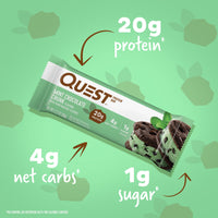 Mint Chocolate Chunk Protein Bars