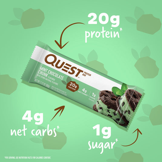 Mint Chocolate Chunk Protein Bars