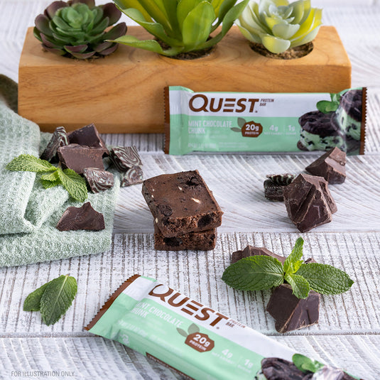 Mint Chocolate Chunk Protein Bars