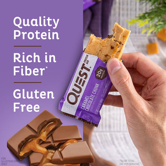 Caramel Chocolate Chunk Protein Bars