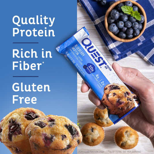 Blueberry Muffin Protein Bars