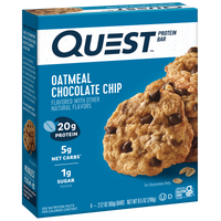 Oatmeal Chocolate Chip Protein Bars