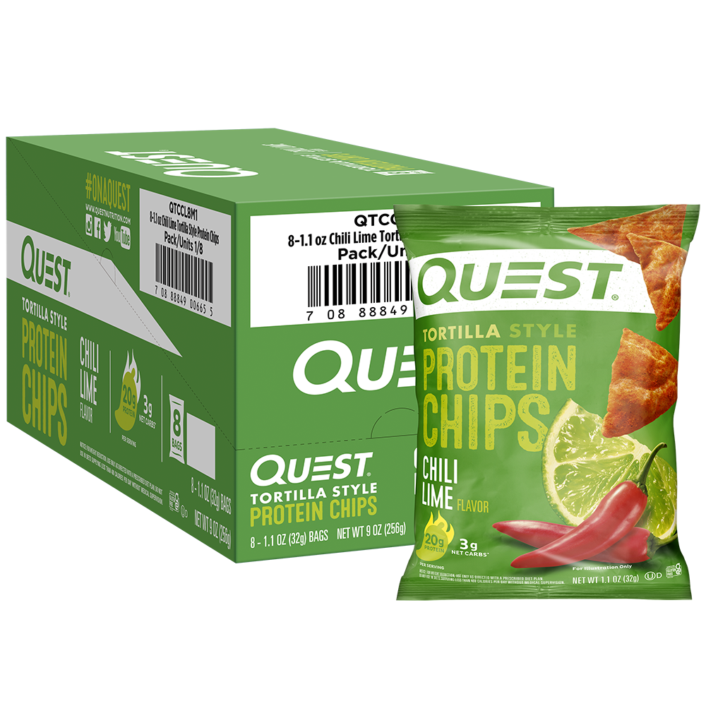 Chili Lime Tortilla Style Protein Chips