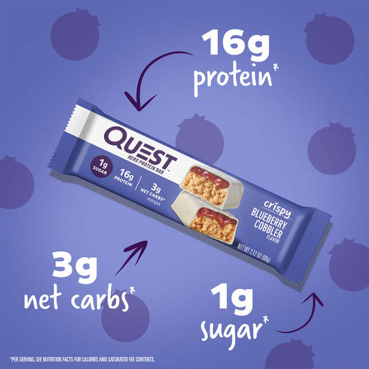 Blueberry Cobbler Hero Protein Bars