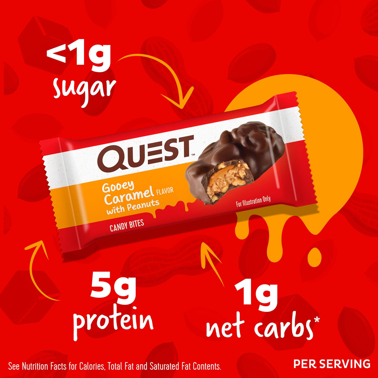 Gooey Caramel Candy Bites