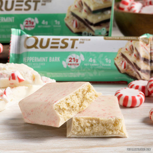 Peppermint Bark Protein Bars