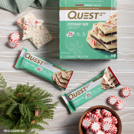 Peppermint Bark Protein Bars