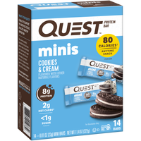 Mini Cookies & Cream Protein Bars