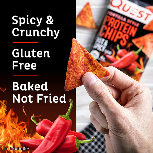 Hot & Spicy Tortilla Style Protein Chips