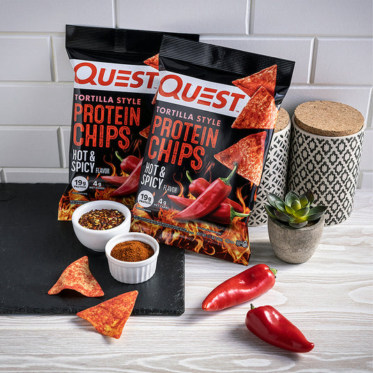 Hot & Spicy Tortilla Style Protein Chips