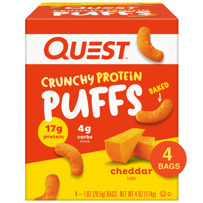 Cheddar Crunchy Protein Puffs