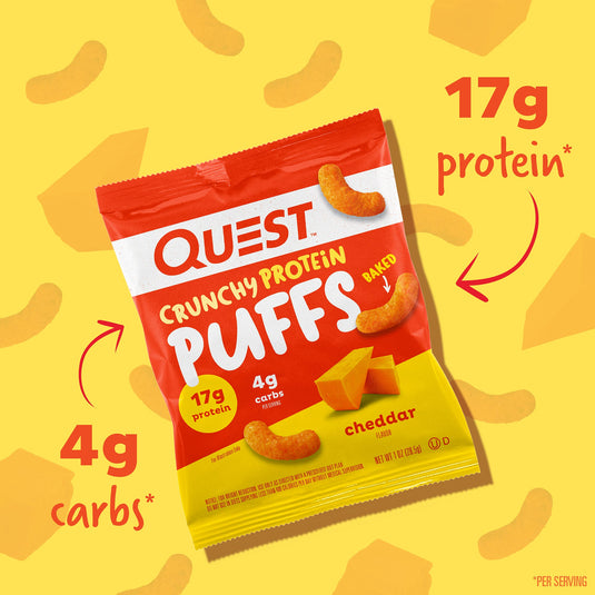 Cheddar Crunchy Protein Puffs