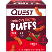 Spicy Crunchy Protein Puffs