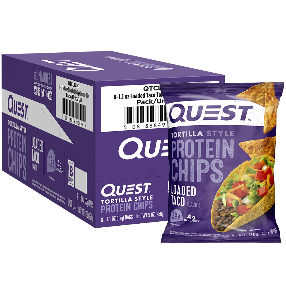 Loaded Taco Tortilla Style Protein Chips
