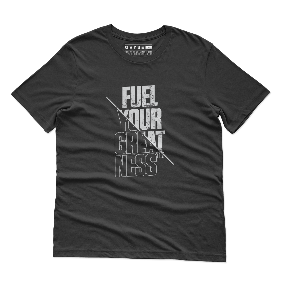 RYSE FYG Split Tee: Black