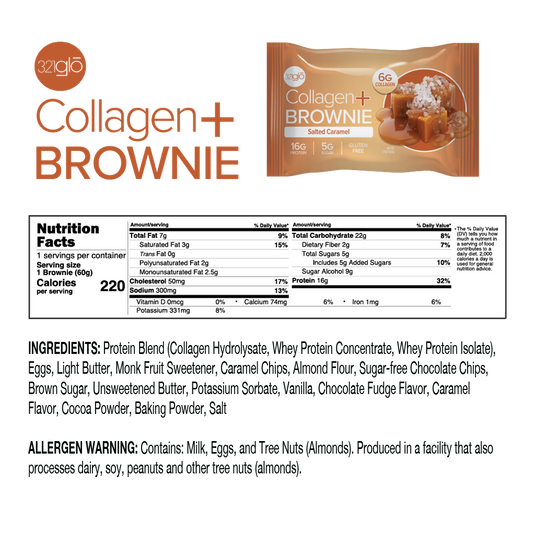 Salted Caramel Collagen + Brownie