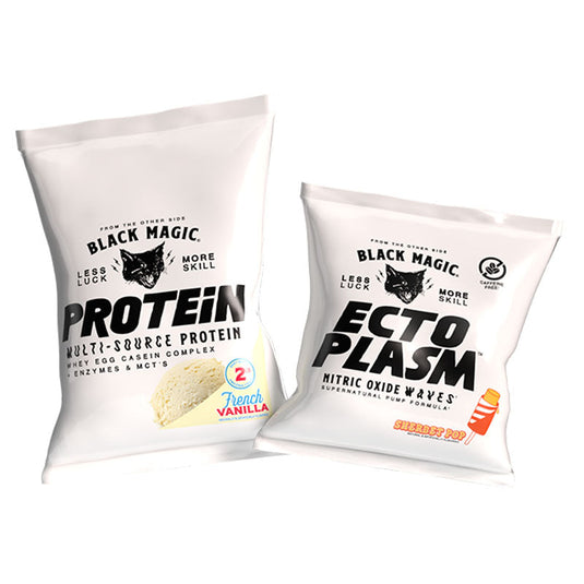 Ecto Plasm Orange Sherbet Sample + French Vanilla Protein Sample