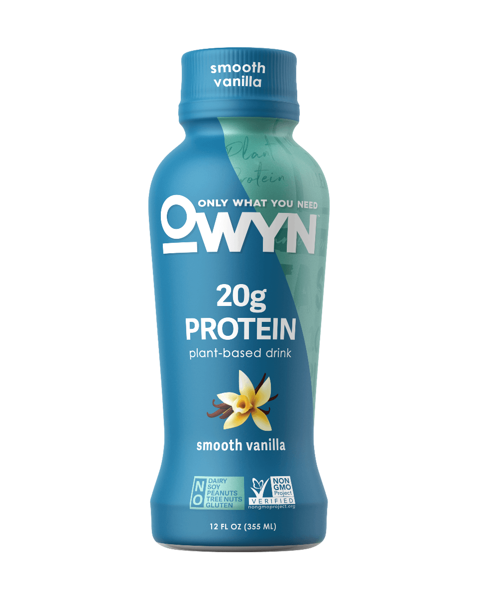 OWYN 100% Plant-Based Protein Shake - Smooth Vanilla (12 Pack)