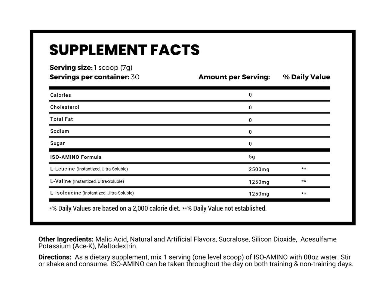 ISO-AMINO - 30 Servings