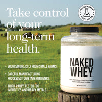 Grass Fed Whey Isolate Protein Powder | Naked Whey Isolate - 2LB