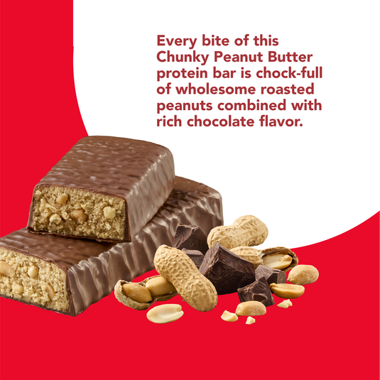 High Protein Bar, Chunky Peanut Butter