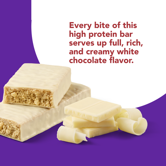 High Protein Bar, White Chocolate