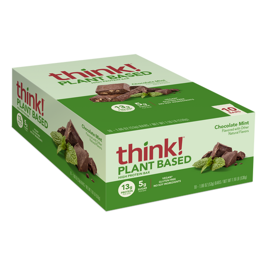 Plant-Based High Protein Bar, Chocolate Mint