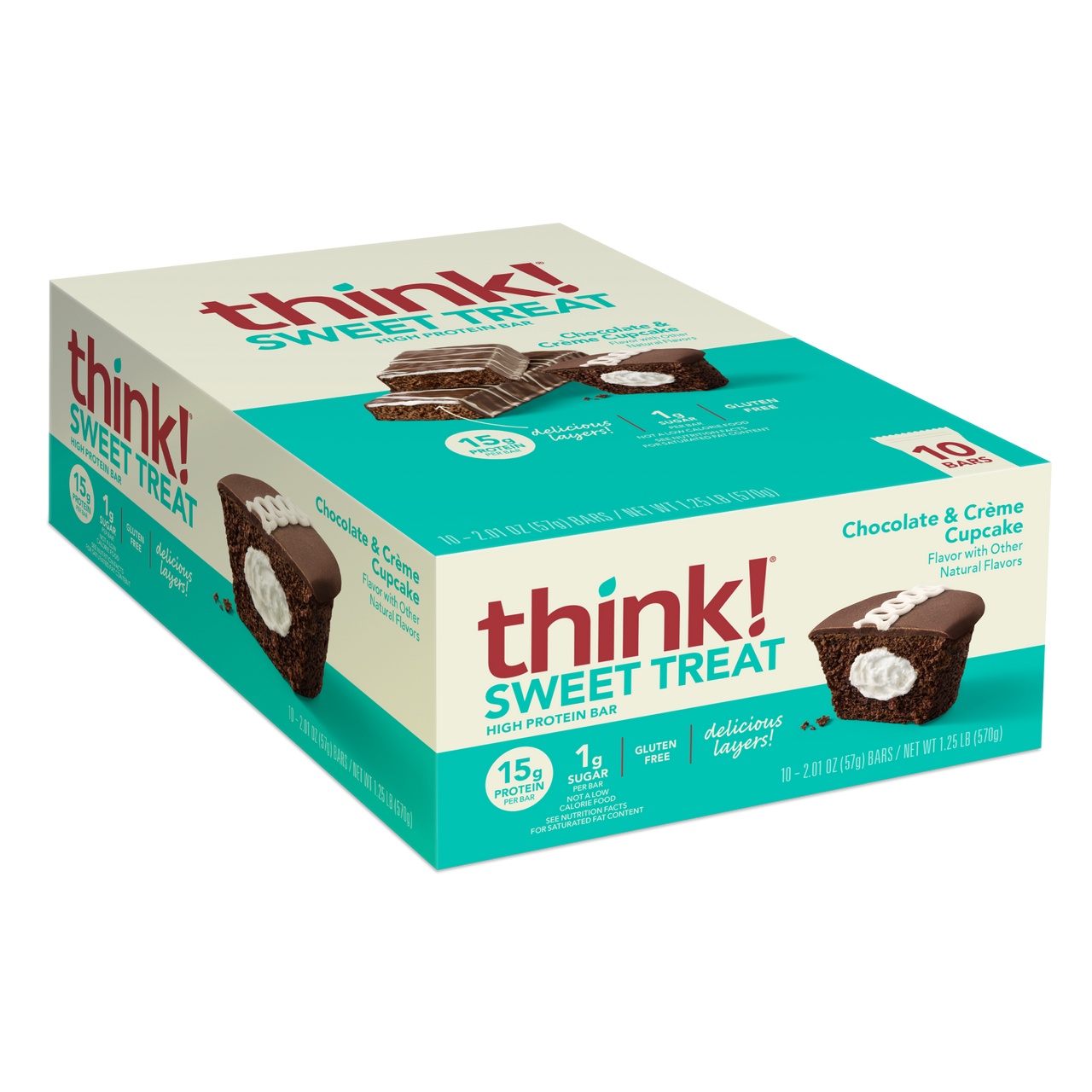 Sweet Treat High Protein Bar, Chocolate Crème Cupcake