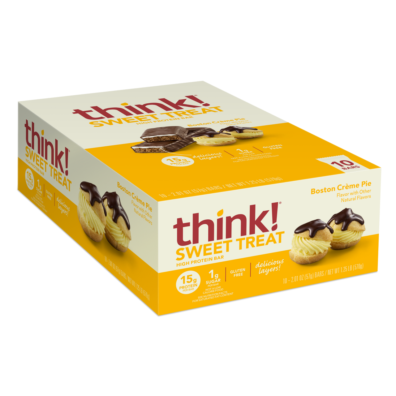 Sweet Treat High Protein Bar, Boston Crème Pie