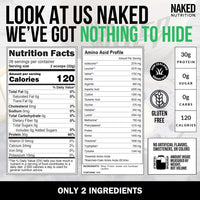 Grass Fed Whey Isolate Protein Powder | Naked Whey Isolate - 2LB
