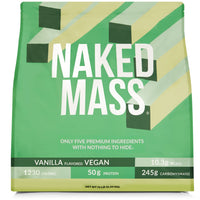 Vanilla Vegan Weight Gainer Supplement | Naked Vegan Mass - 12LB