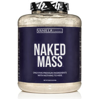 Vanilla Weight Gainer Protein Supplement | Naked Vanilla Mass - 8LB