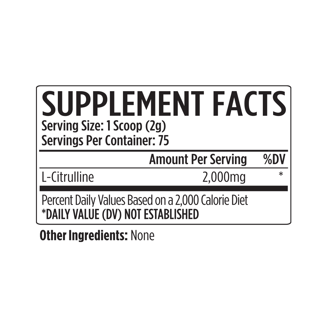 L-Citrulline Pure Pump Powder