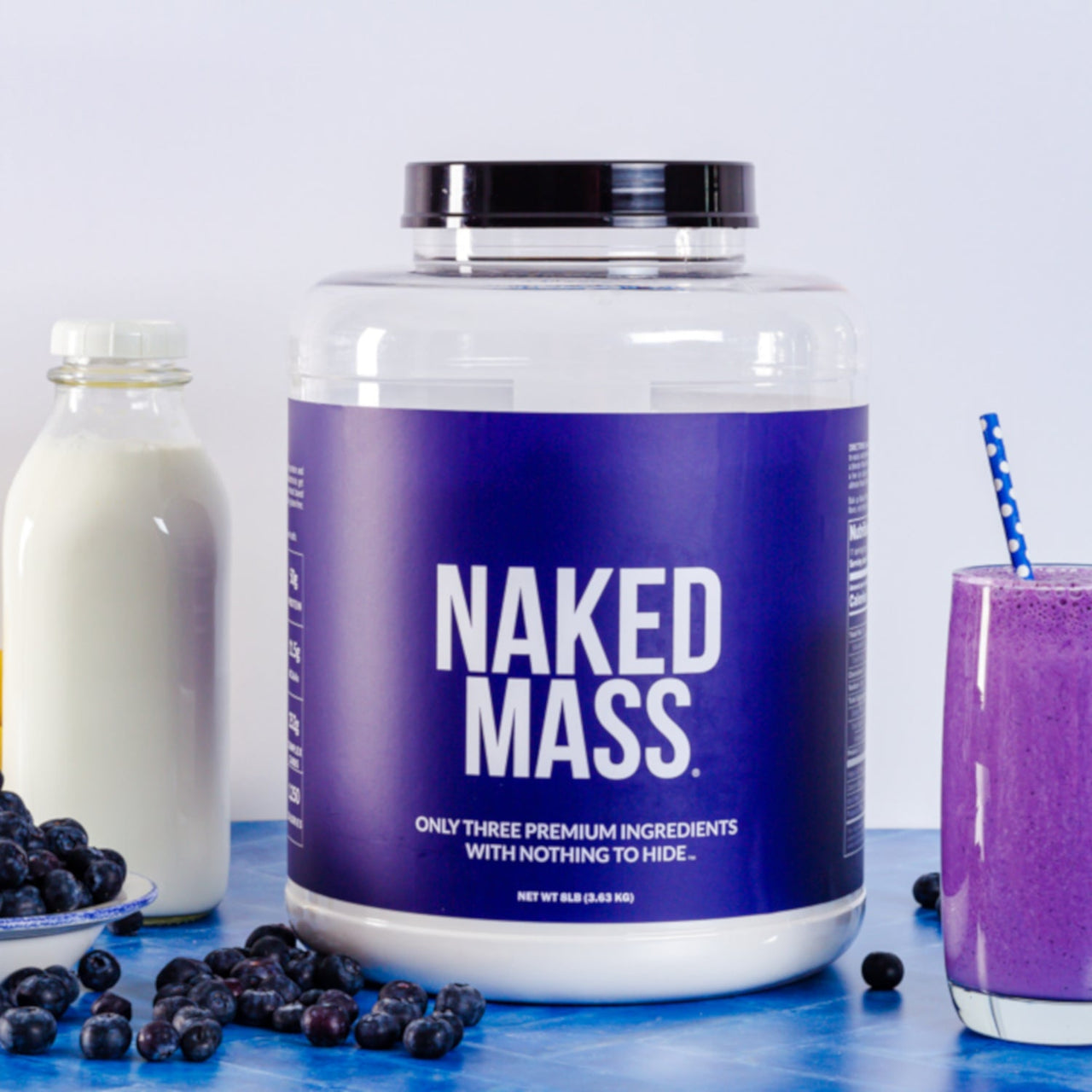 Weight Gainer Protein Supplement | Naked Mass - 8LB