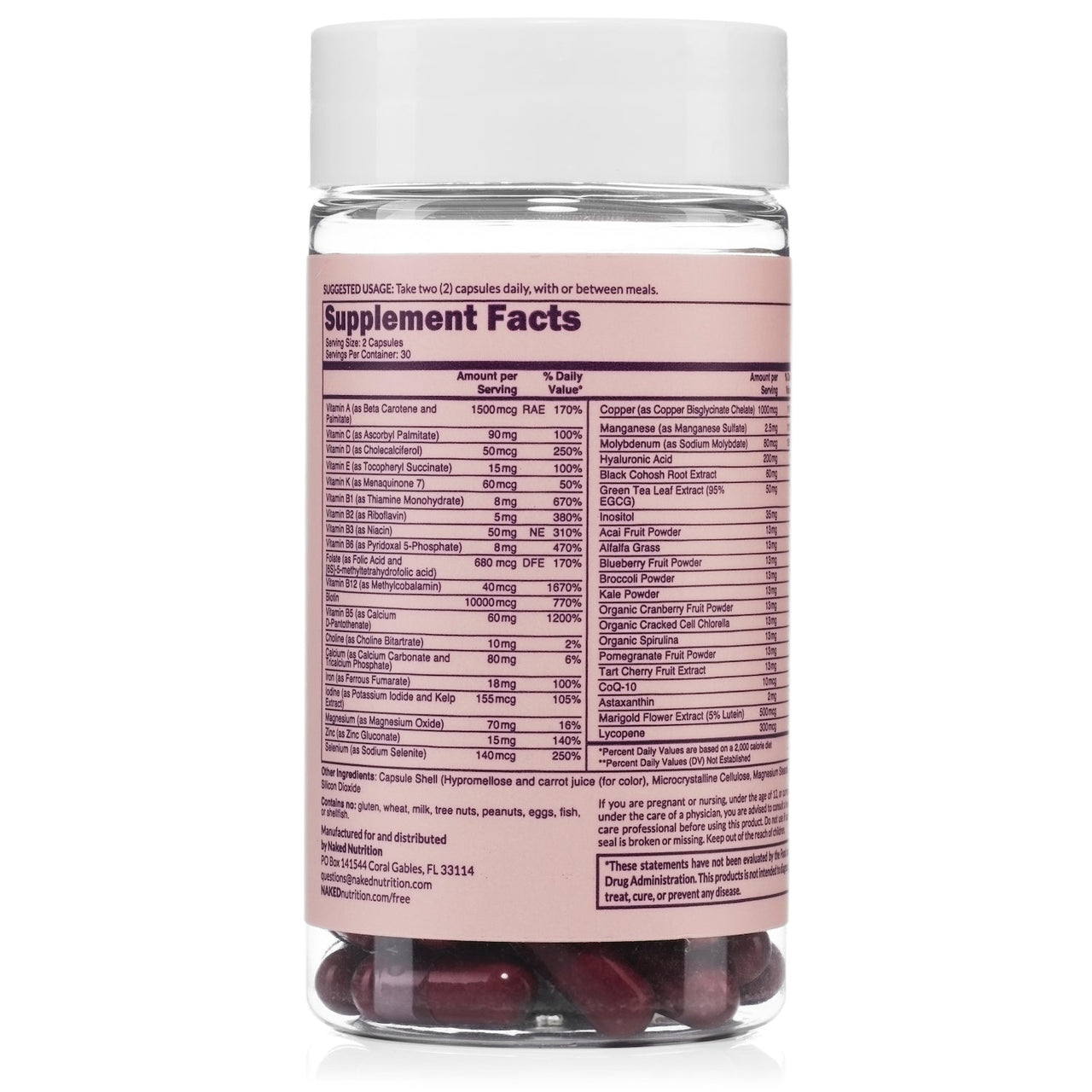Multivitamin for Women | Ella Women's Multi - 60 Capsules