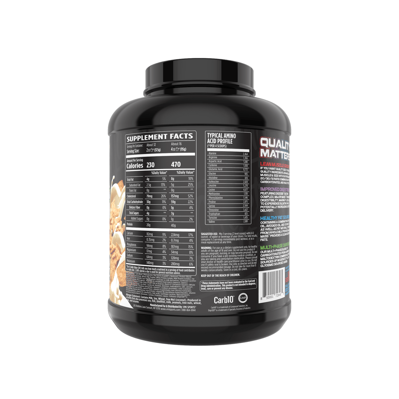 MAJOR MASS™ Lean Mass Gainer
