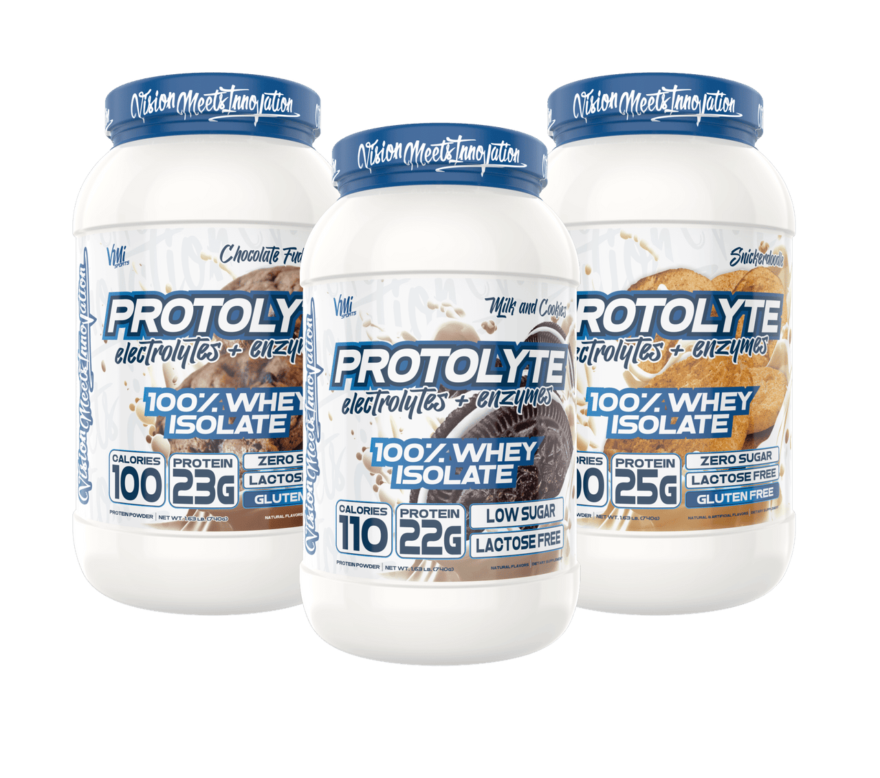 ProtoLyte® Cookie Stack: Chocolate Fudge Cookie, Snickerdoodle, & Milk & Cookies