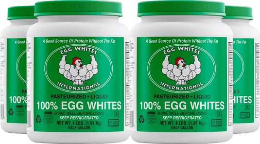 4 Half Gallons Egg Whites