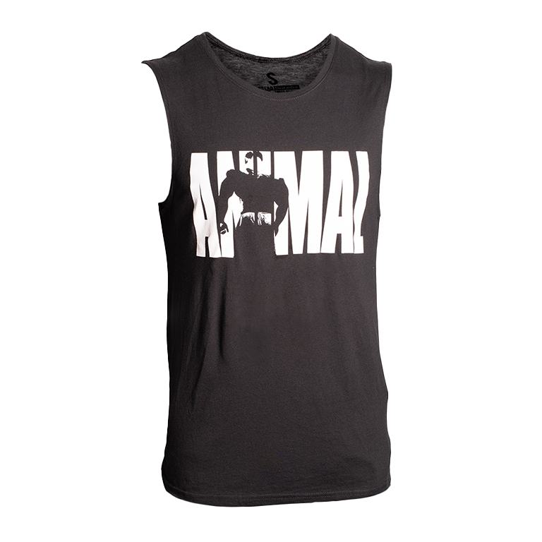 Animal "Pak" Iconic Black Muscle Tank