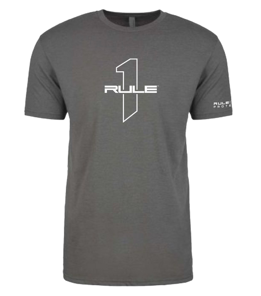 R1 Outlined Logo T-Shirt - Gray
