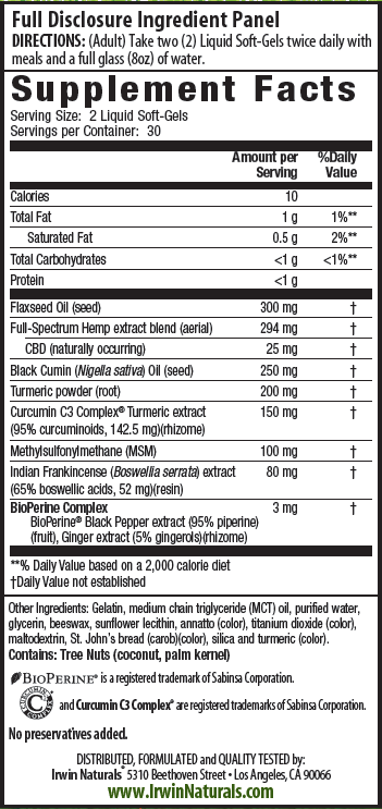 Extra Strength CBD +Curcumin