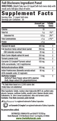 Extra Strength CBD +Curcumin