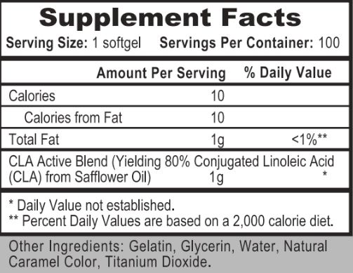 CLA - CONJUGATED LINOLEIC ACID