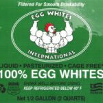 6 Half Gallon Case Egg whites