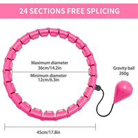 24 Sections Smart Sport Hoops Adjustable Abdominal Thin Waist Exercise