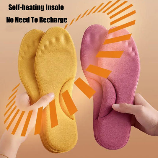 Self Heated Thermal Insoles for Feet